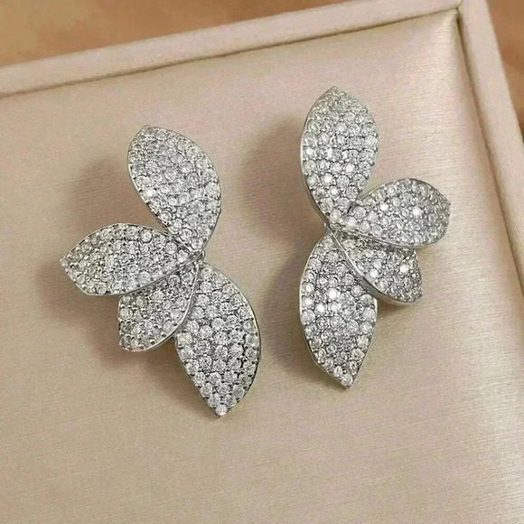 Women's Rakol Elegant Copper Irregular-Shaped Earrings - Picture 14 of 14